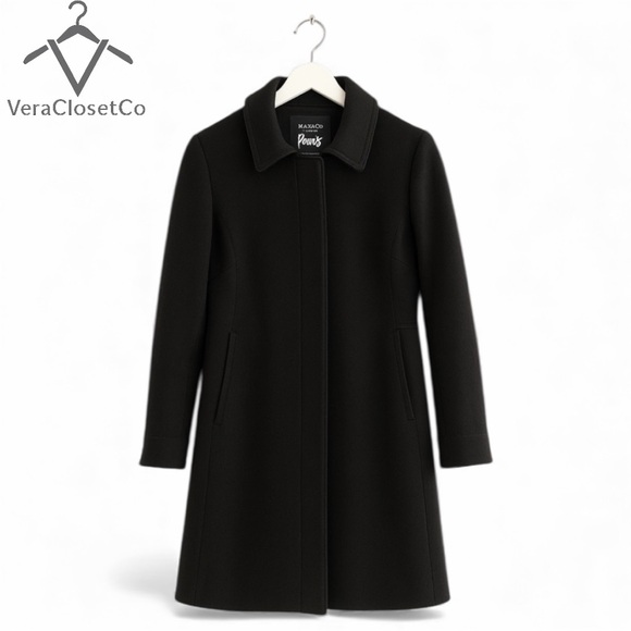 Max & Co. Jackets & Blazers - Max & Co. Wool Blend Black Coat - Paris Collection- Size 10 (EU44)